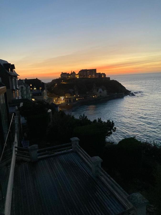 Les roches Grises, Luxueuse villa face mer, 4étoiles, SPA et jardin panoramique, société La Clef Decamp Granville Extérieur photo