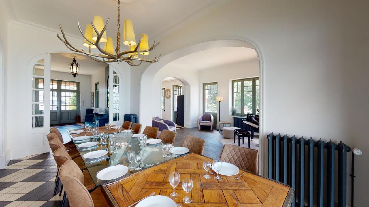 Les roches Grises, Luxueuse villa face mer, 4étoiles, SPA et jardin panoramique, société La Clef Decamp Granville Extérieur photo