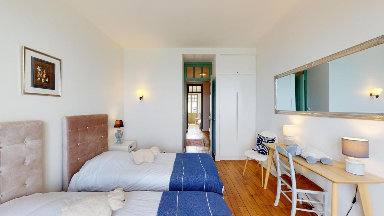 Les roches Grises, Luxueuse villa face mer, 4étoiles, SPA et jardin panoramique, société La Clef Decamp Granville Extérieur photo