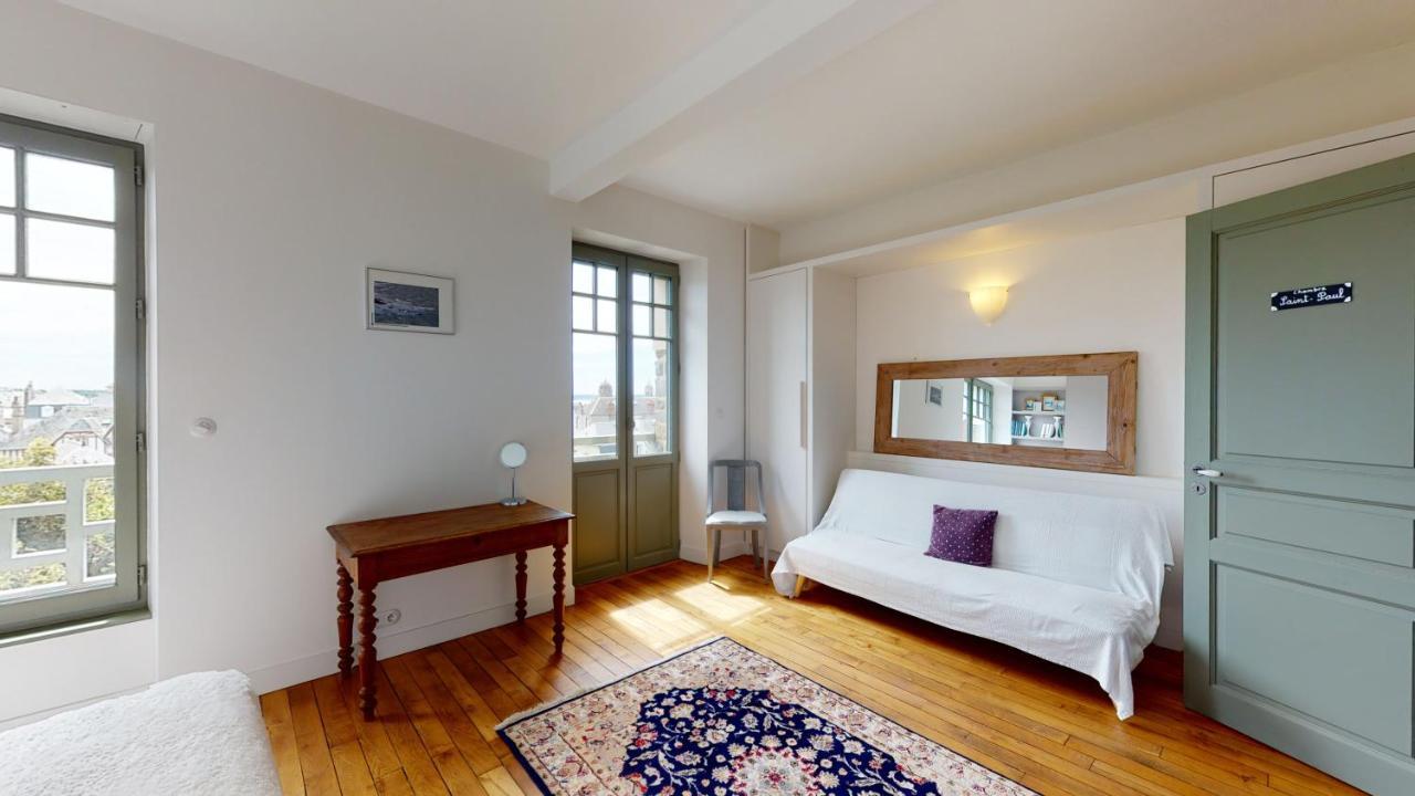 Les roches Grises, Luxueuse villa face mer, 4étoiles, SPA et jardin panoramique, société La Clef Decamp Granville Extérieur photo