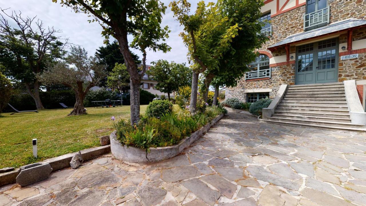 Les roches Grises, Luxueuse villa face mer, 4étoiles, SPA et jardin panoramique, société La Clef Decamp Granville Extérieur photo